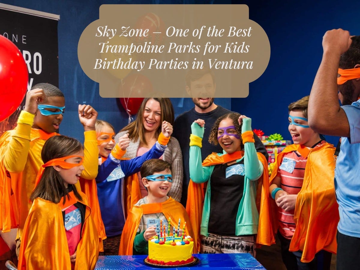 Sky Zone — One of the Best Trampoline Parks for Kids Birthday Parties in Ventura Sky Zone Medium