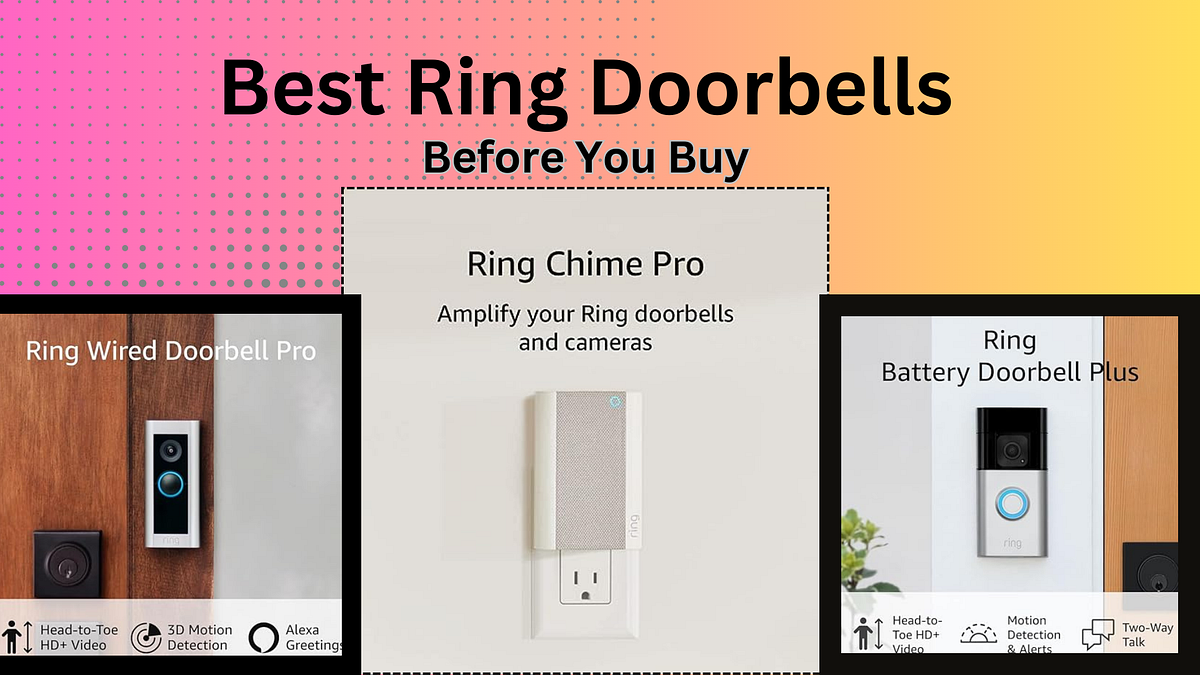 Who’s at Your Door? The Ultimate Ring Doorbell. Which One is Right for You? by Primo Finds