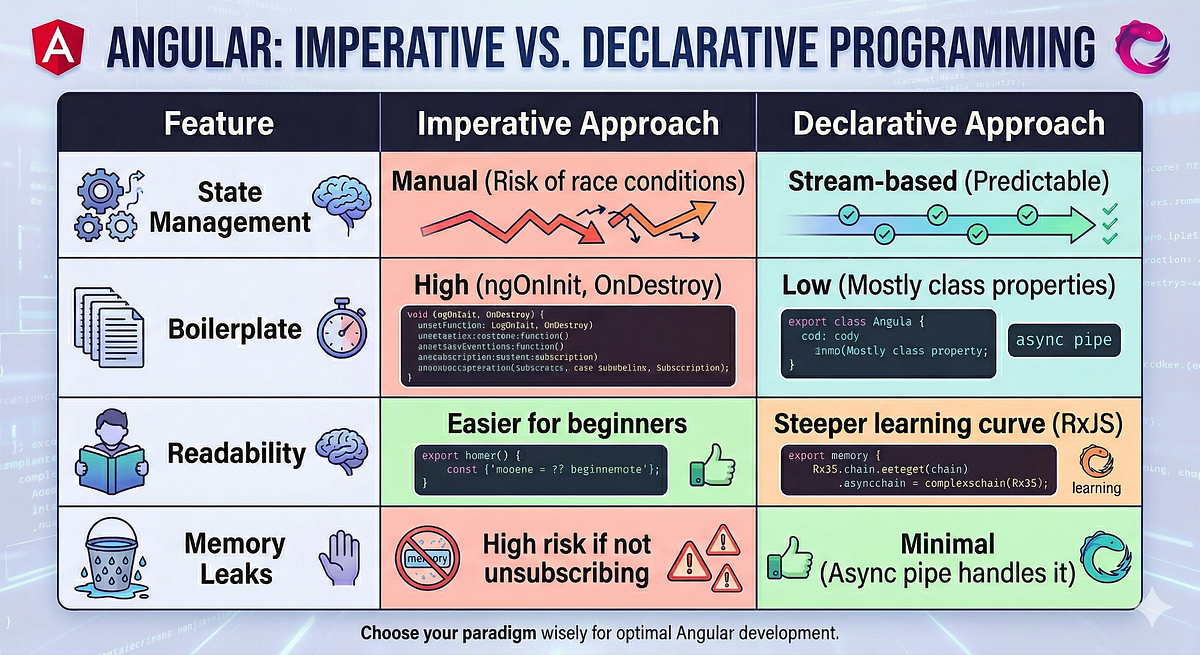 Declarative vs Imperative which is Better in Angular | by izuka greg ...