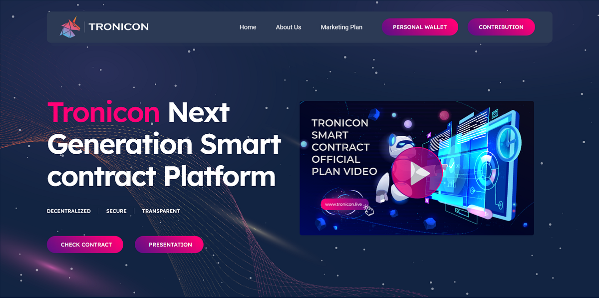 Tronicon — Next Generation Smart Contract Platform | by Loyiso Nkosi ...