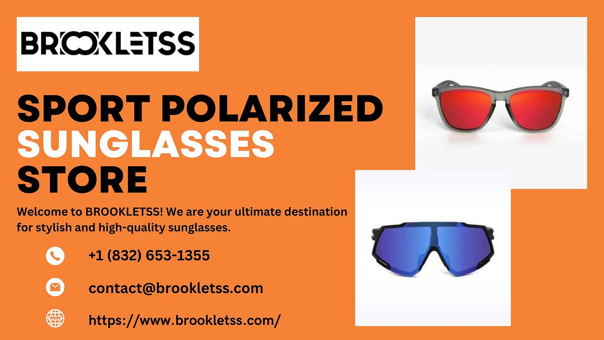 Sport Polarized Sunglasses Store BROOKLETSS Medium
