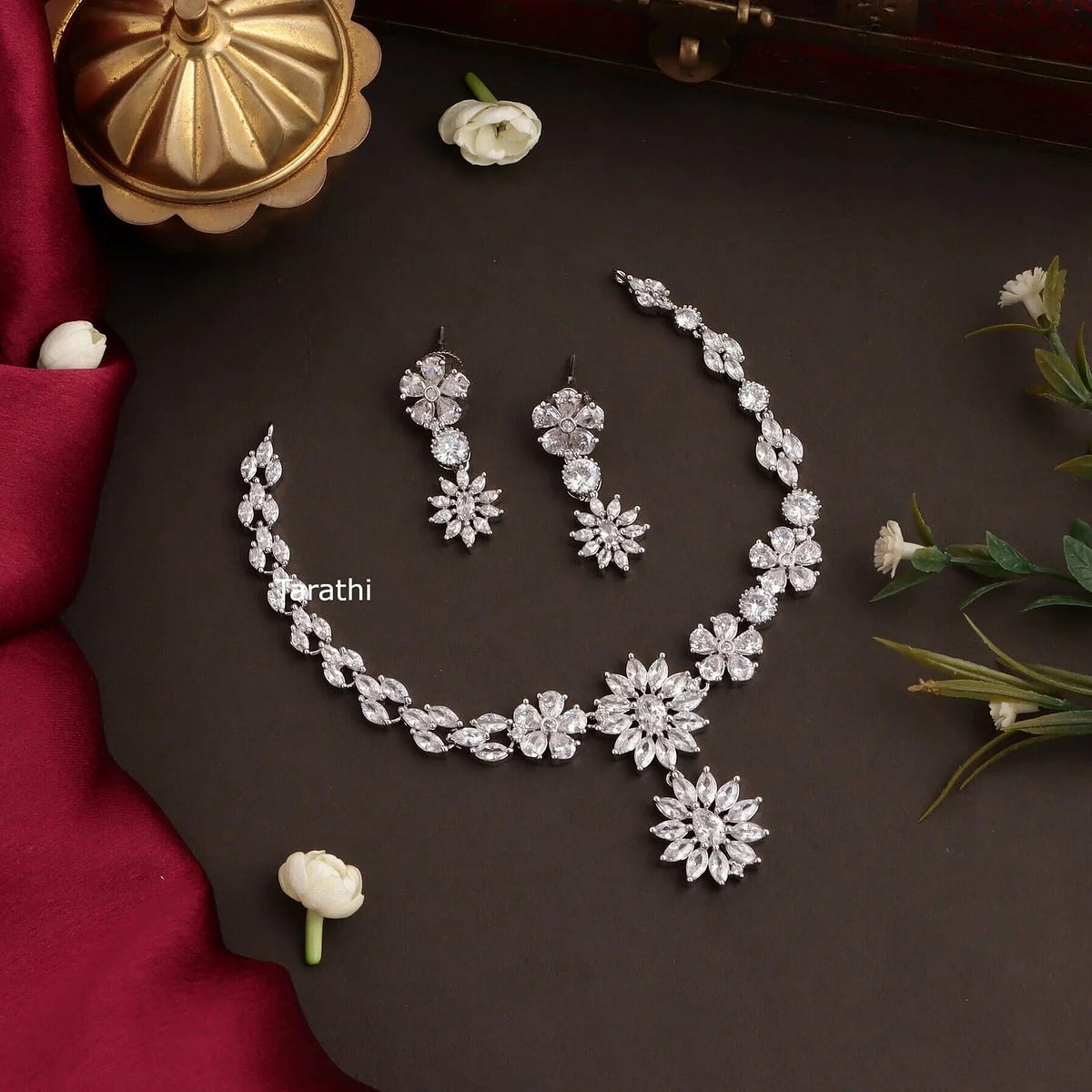 Occasion Ready: Effortless Elegance with Tarathi Jewels’ Necklaces by