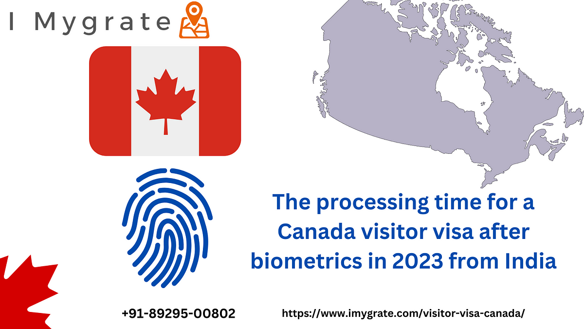 Canada Visitor Visa Processing Time After Biometrics 2023 from India