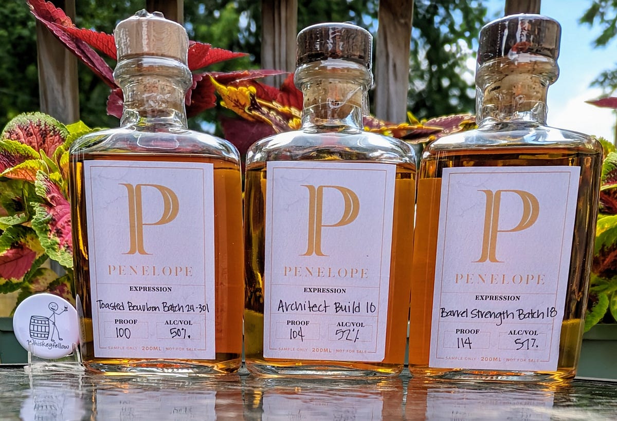 , 2024 Penelope Bourbon Releases Architect, Toasted & Barrel Proof