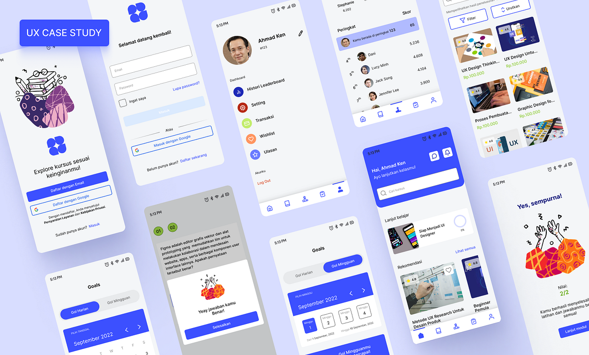 Motivate You to Study — UI/UX Case Study of Online Course App | by ...