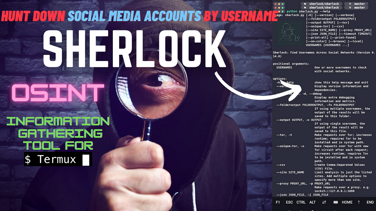 How to Hunt Down Social Media Accounts by Usernames with Sherlock « Null  Byte :: WonderHowTo