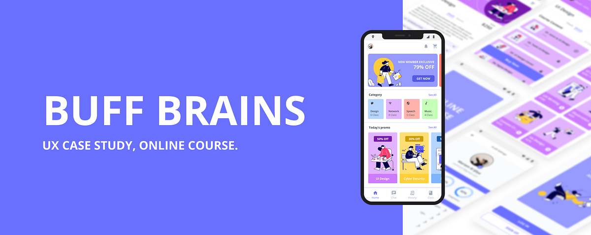UI/UX Case Study — BUFF BRAINS, Online Course Apps ( Aplikasi ...