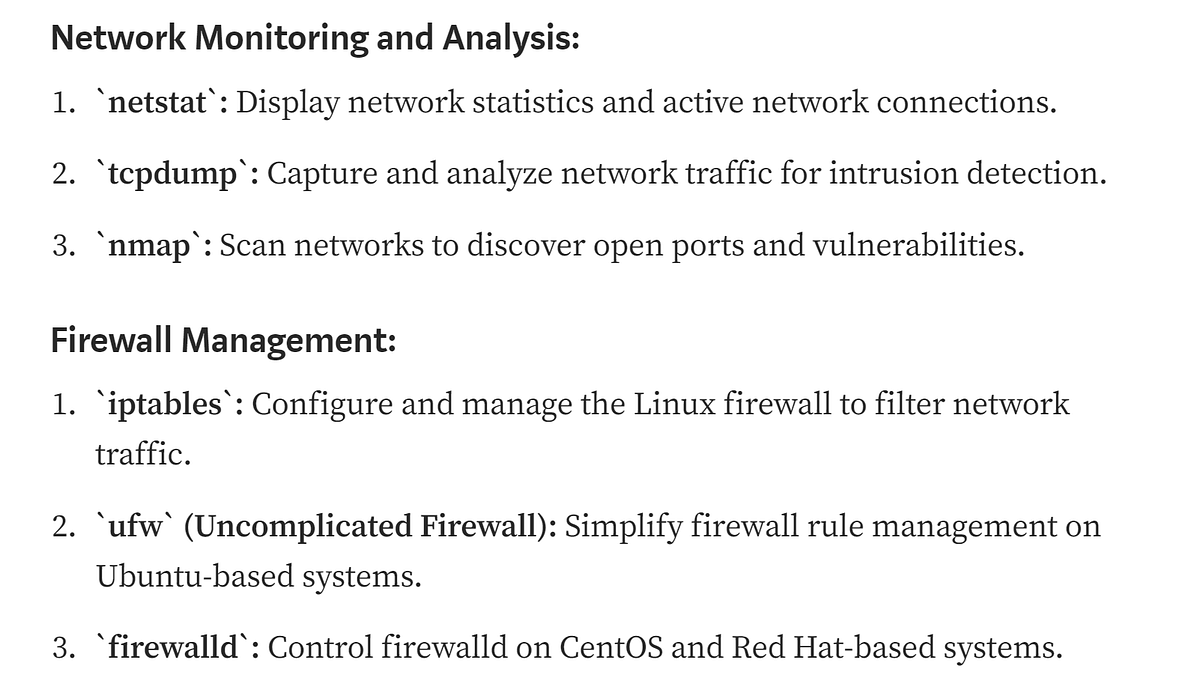 Basic Linux Commands — Cybersecurity | by Paritosh | Medium
