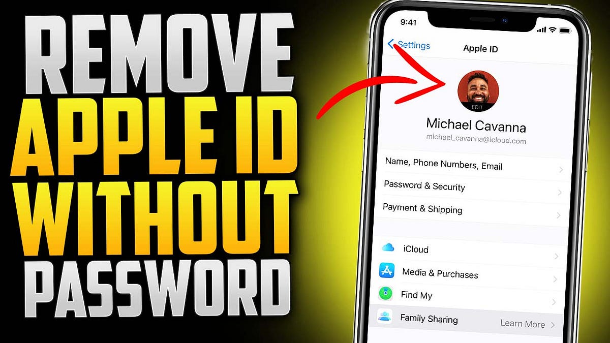 Remove Apple ID from iPhone without Password (Video Tutorial) Medium