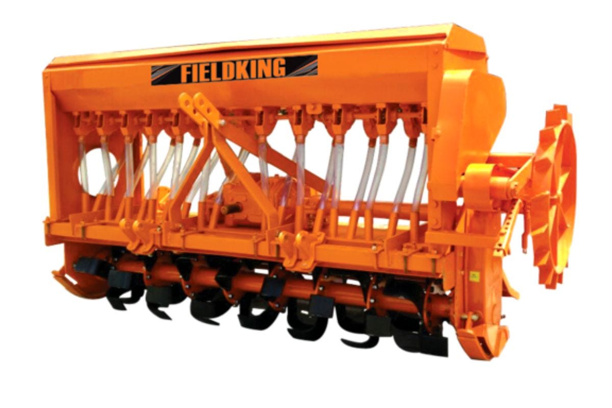 Fieldking — Roto Seed Drill Machine Rotary Tiller Shruti Sharma