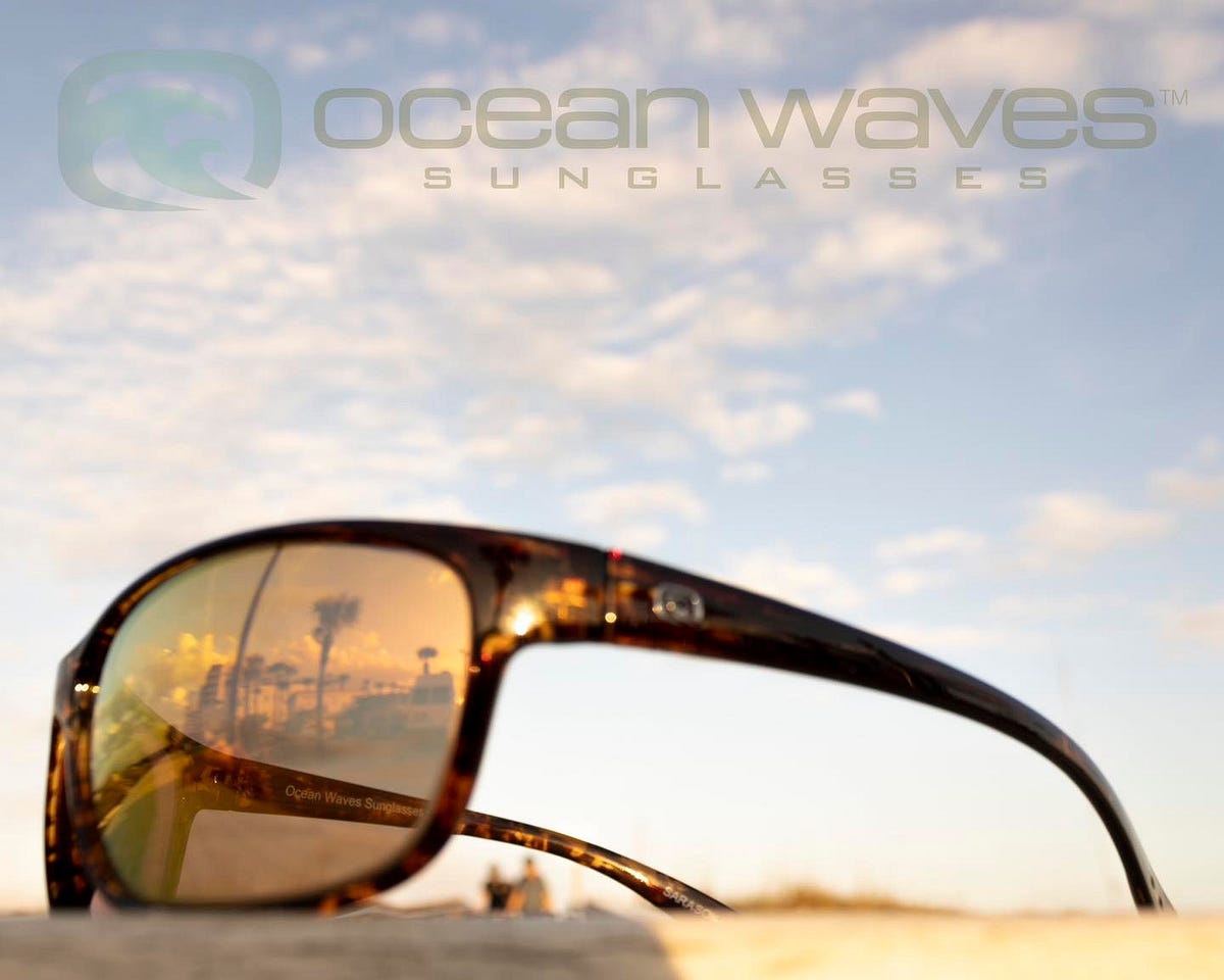 ocean waves sunglasses