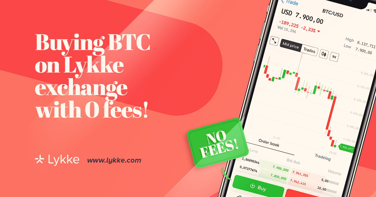 How to buy Bitcoin without fees?. Zero SEPA commission and Lykke fee