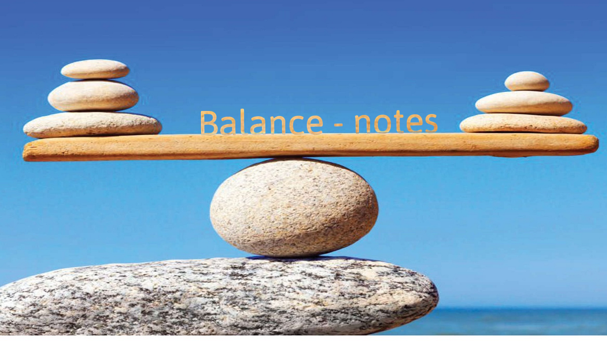 Balance — notes. This week I am going all Buddha on you… | by Sam ...