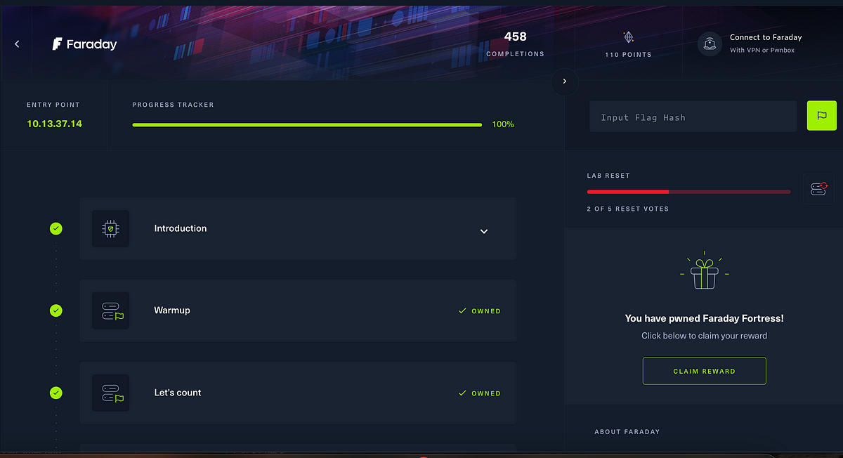 HackTheBox Faraday Fortress Writeup | by Karasu Sama | Medium