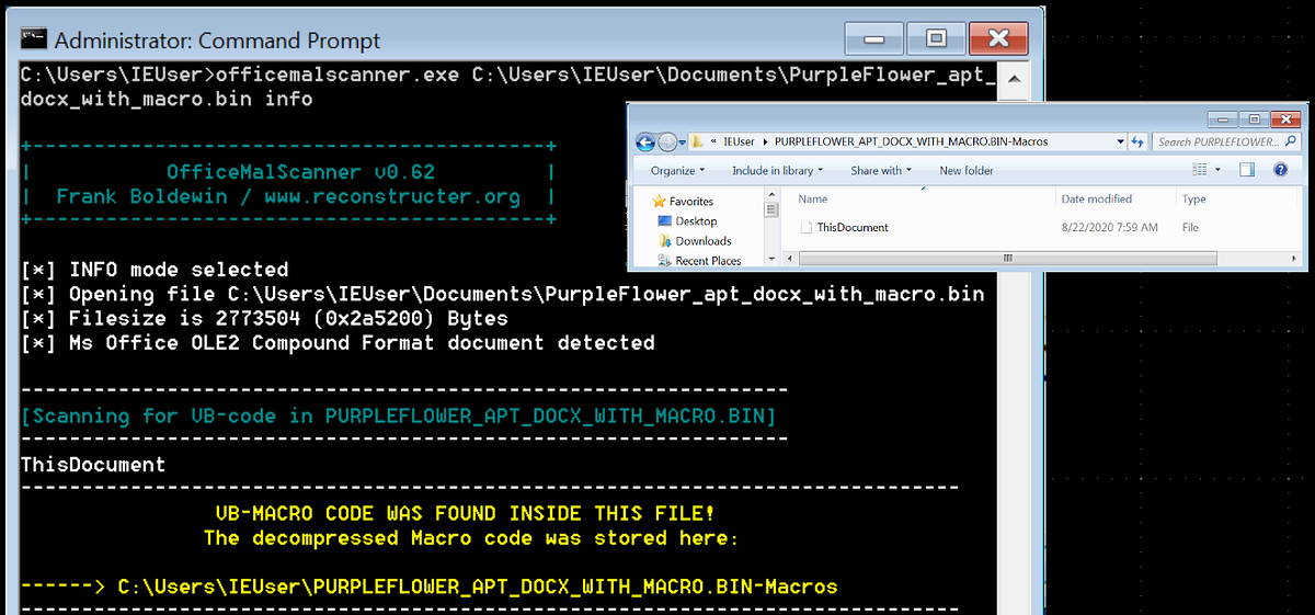 Malware Analysis of a Microsoft Word document with embedded macro | by ...