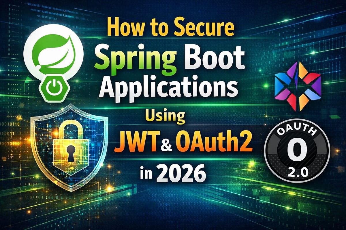 How to Secure Spring Boot Applications Using JWT & OAuth2 in 2026 ...