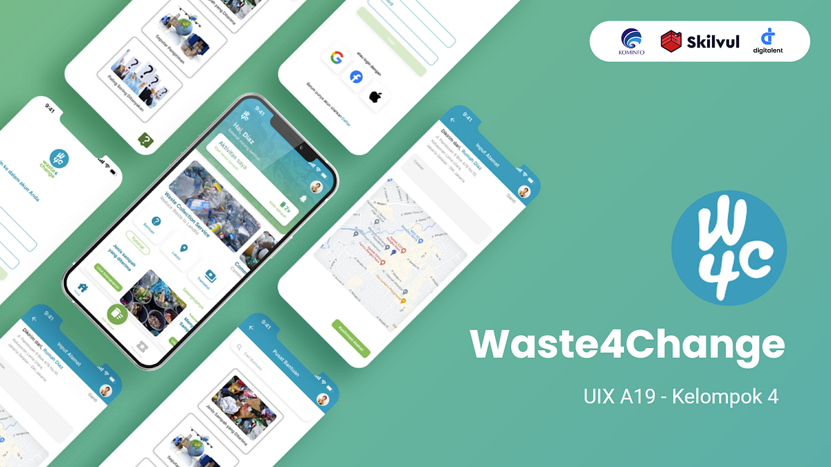 UI UX Case Study : Redesign Waste4Change | by Naufal El Farisi M | Medium
