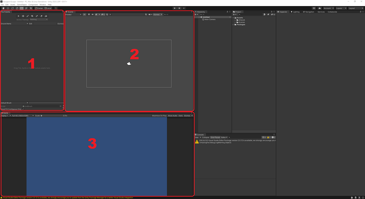 Working with Unity’s 2D Tilemaps. Create a level using Unity’s Tilemap