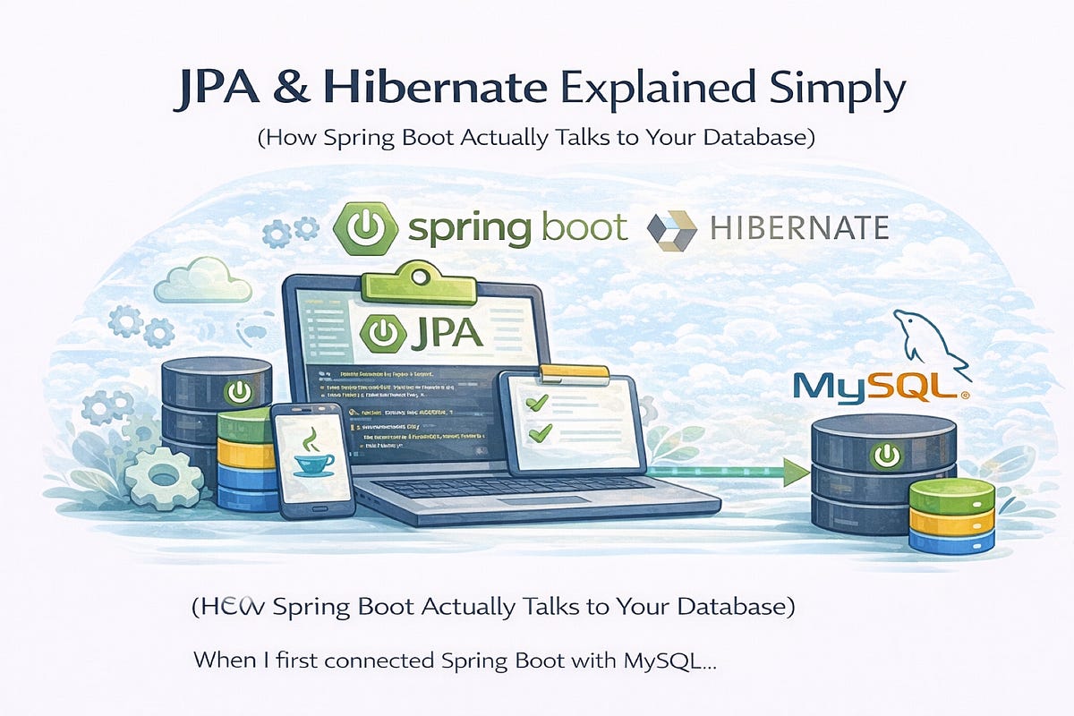 JPA & Hibernate Explained Simply. (How Spring Boot Actually Talks to ...