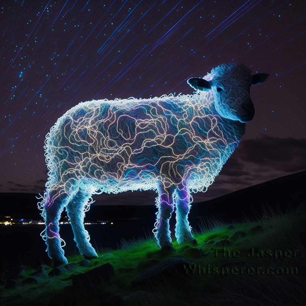 I asked ChatGPT to dream of electric sheep. Here's what the A.I. visualized  | by The Jasper Whisperer | Bootcamp