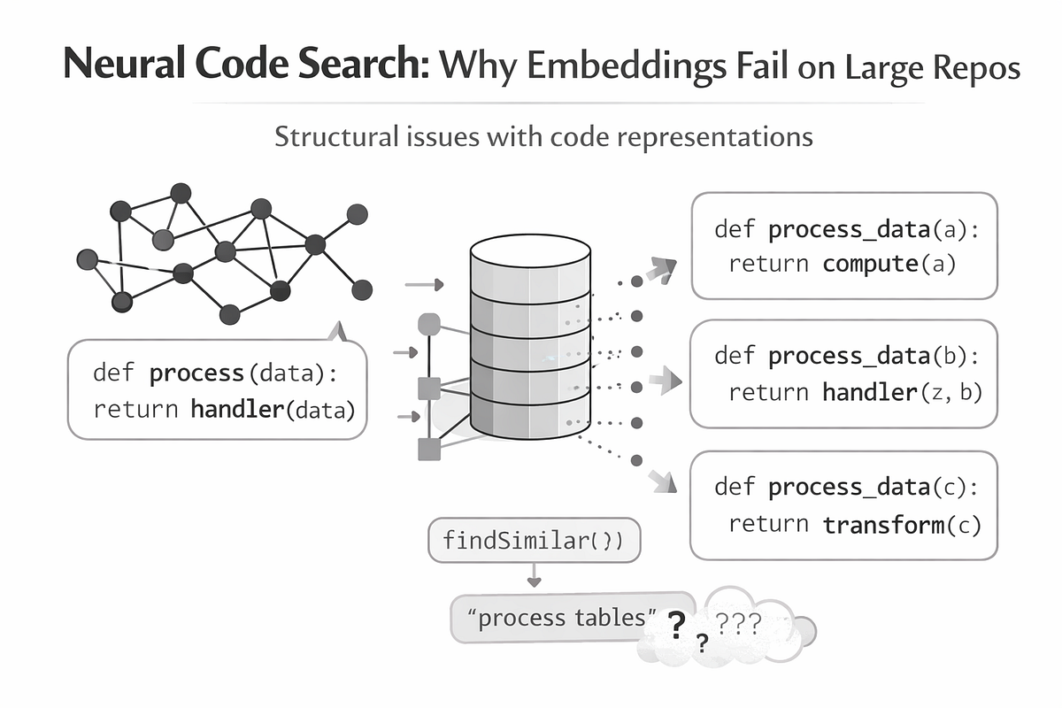 Neural Code Search. Why Embeddings Fail on Large Repos | by Zaina ...