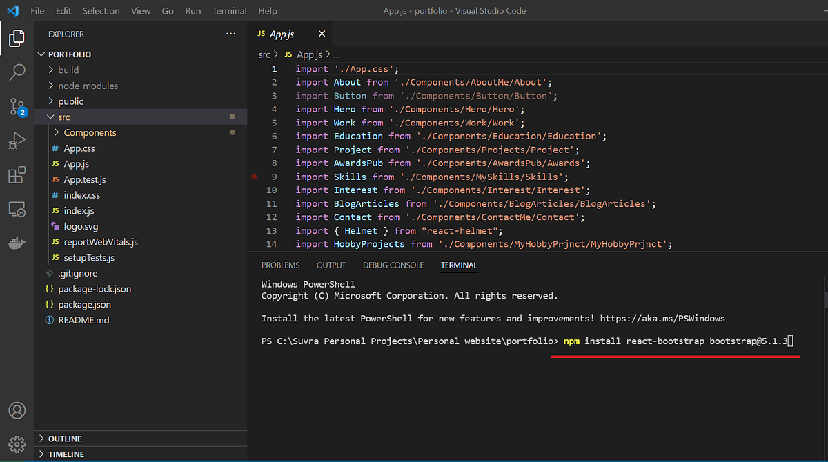 How to easily use Bootstrap components in React app | by Debashis Kar ...