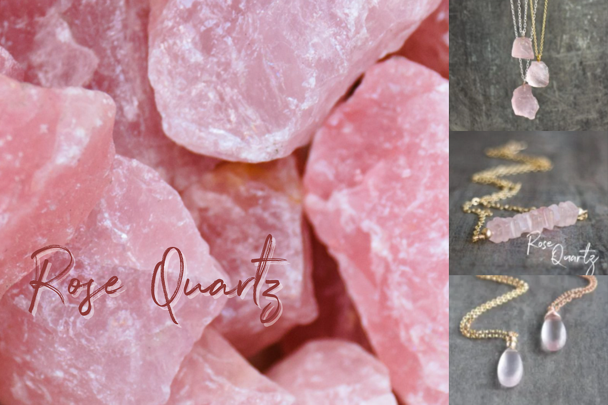 Rose Quartz Jewellery. What is Rose Quartz by Medium