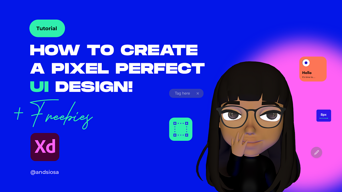 How to create a pixelperfect UI Design! by Andrea Marquez Medium