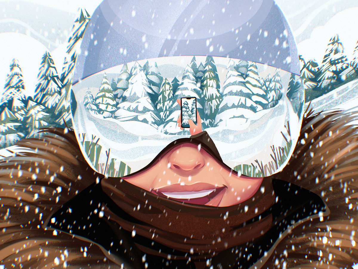 Holiday Vibes: 30+ Illustrations Sharing Christmas Magic and Winter Beauty