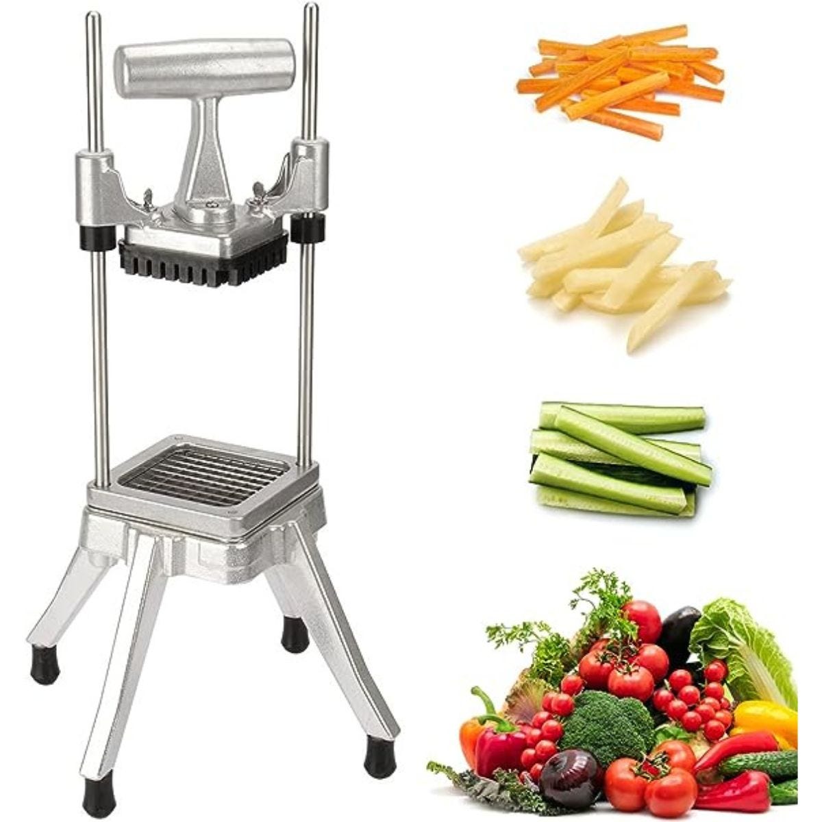 Commercial Vegetable Fruit Chopper, Stainless Steel French Fry