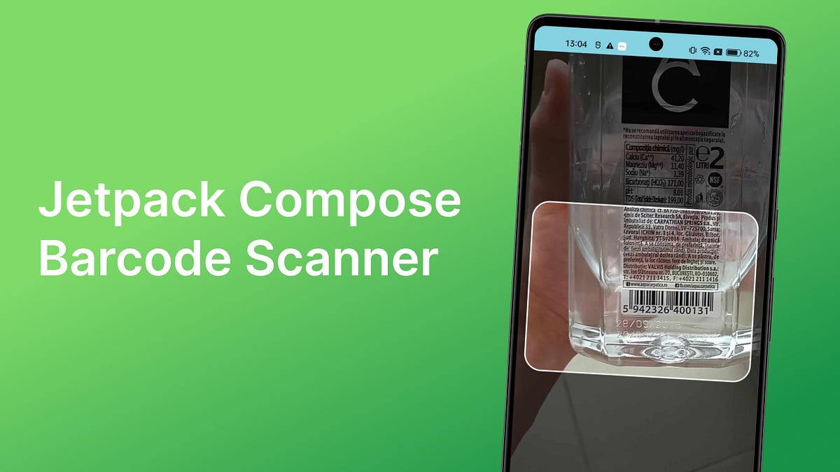 Scan barcodes in Jetpack Compose using ML Kit and CameraX by Daniel