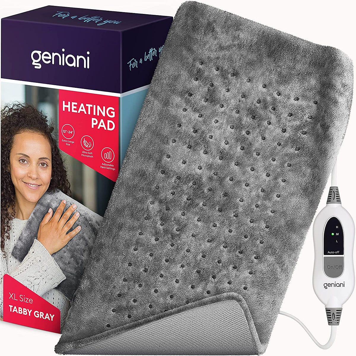 WORKS LIKE MAGIC ON SORE MUSCLES Heating pad for back pain relief