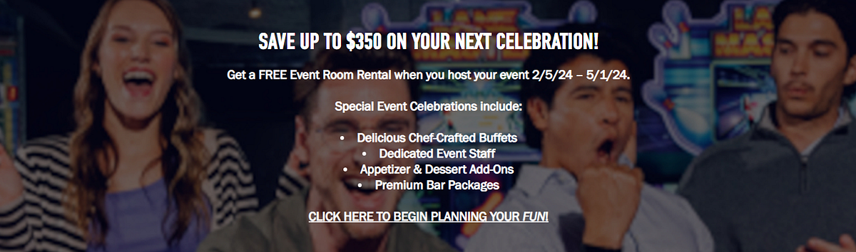 50% Off Dave &amp; Buster’s Specials &amp; Coupons March 2024 | by Ks | Feb ...