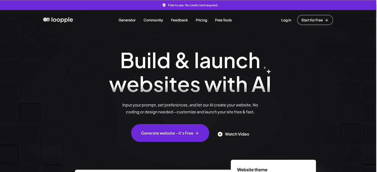 Top 5+ Free AI Website Builders to Watch in 2025 🌐 | by Let's Code ...