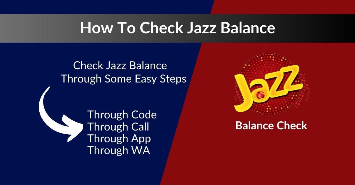 How to check jazz balance jazz balance check code 2023 by