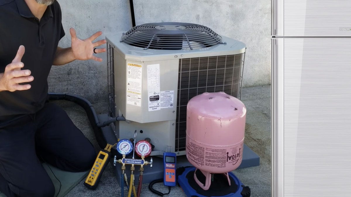 What is the difference between an air conditioner and a refrigerator? by Green Leaf Air Medium