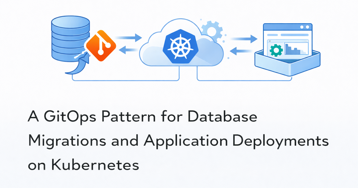 A GitOps Pattern for Database Migrations and Application Deployments on Kubernetes