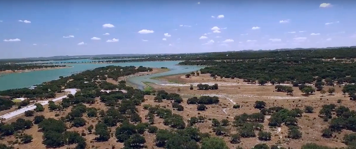 Aerial Footage of Land for Sale in the Texas Hill Country by Texas