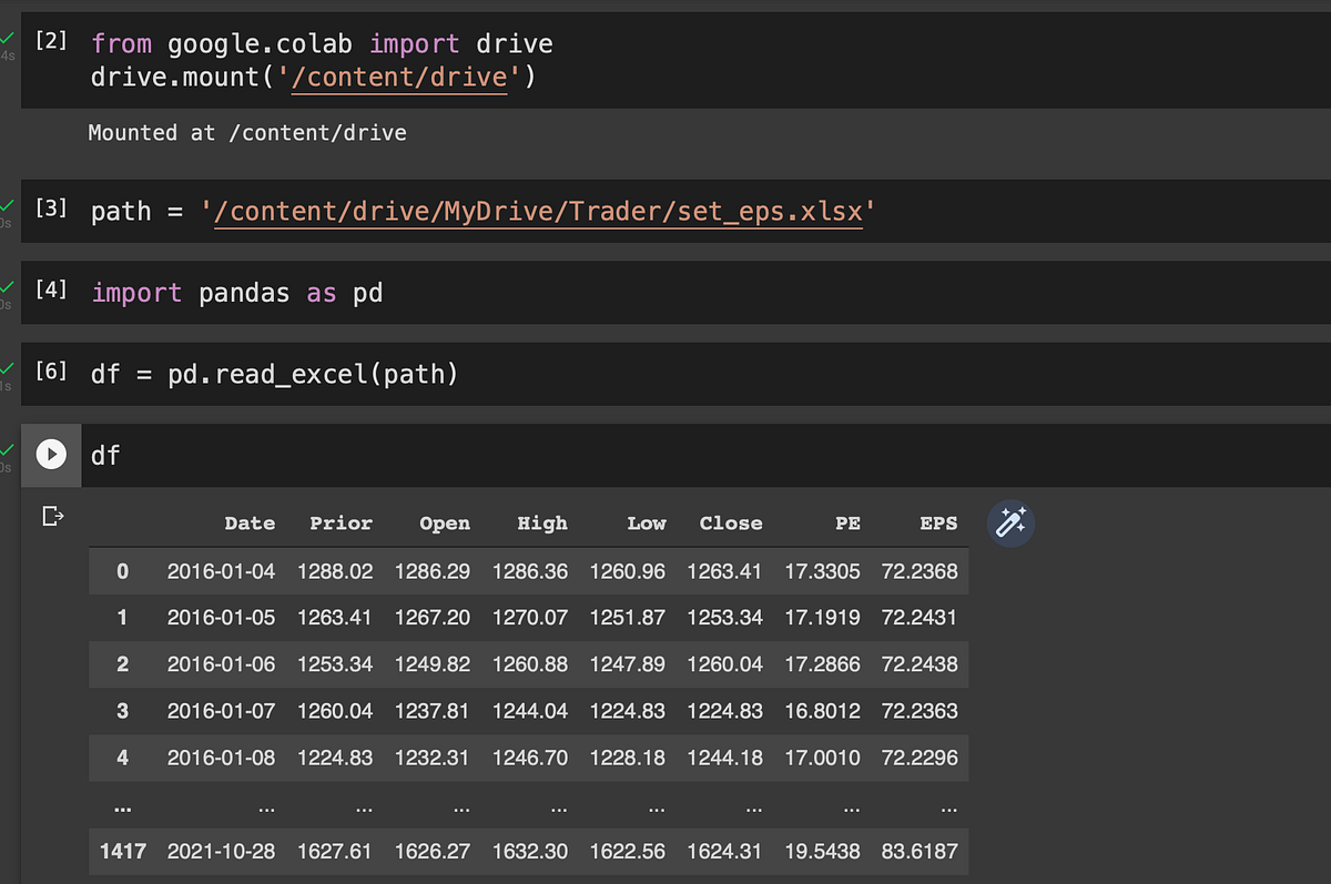 ดึงข้อมูลจาก Google Drive ง่ายๆด้วย Python - investic - Medium