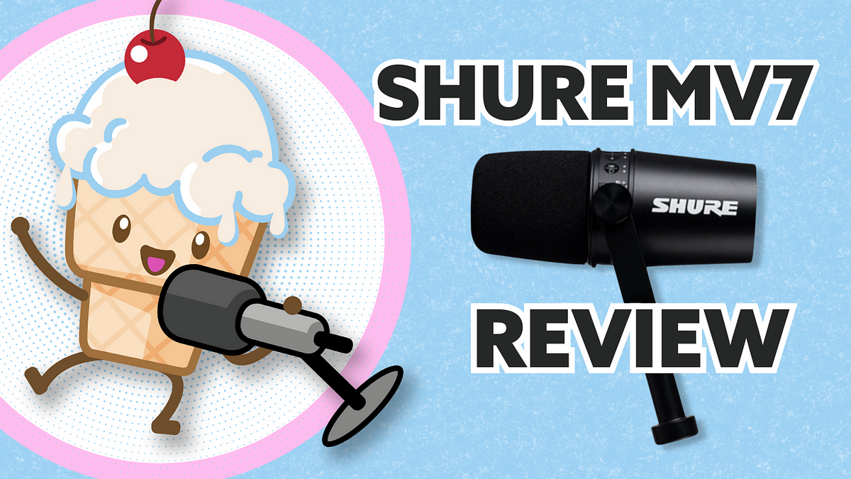 Shure mic mv7 clearance