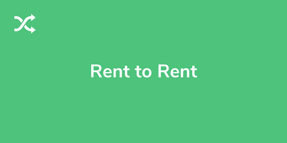 Rent to rent deals. You can now stack rent to rent deals on… by