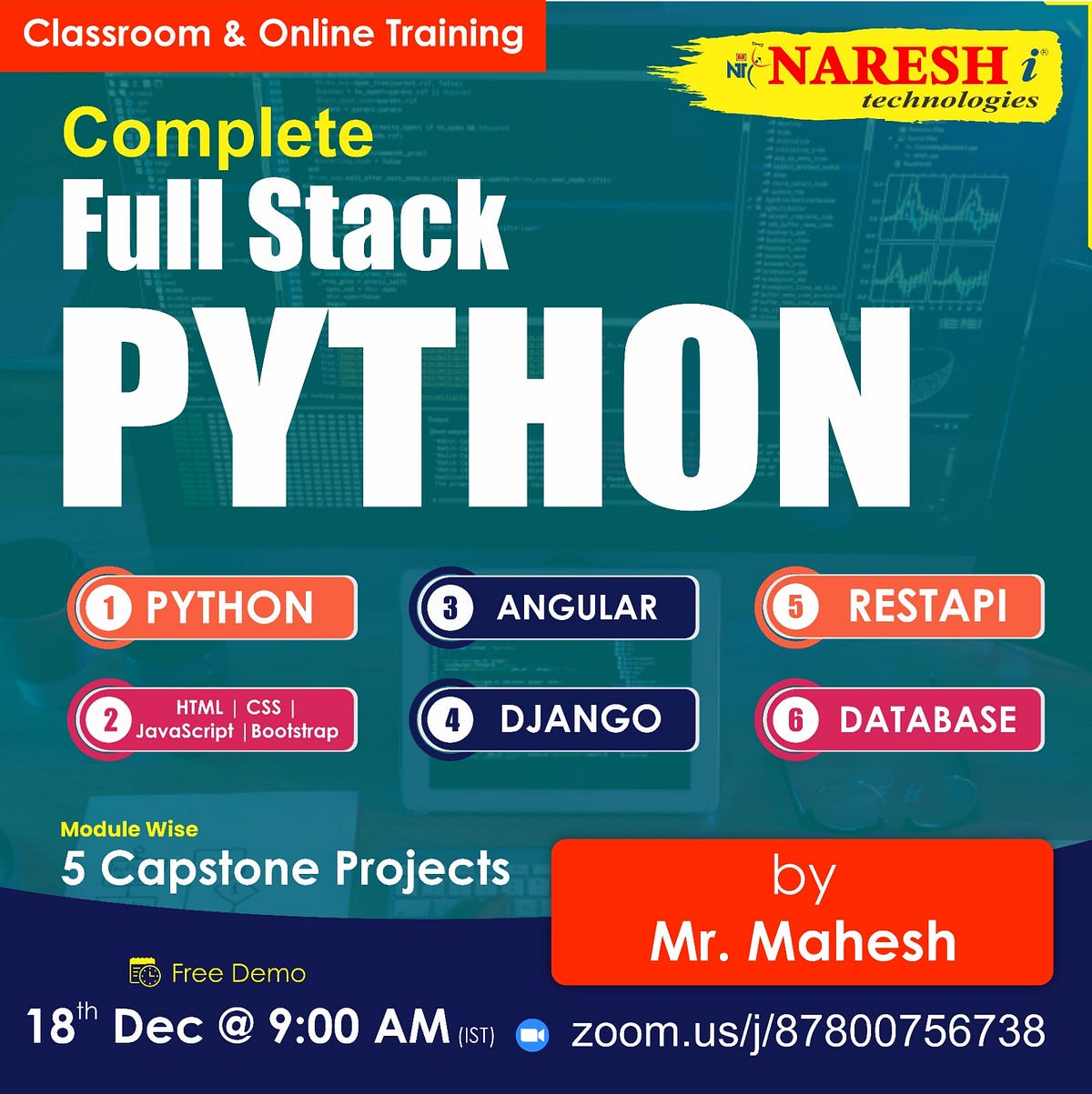 Full Stack Python Online Training — Naresh IT - Avinash Nit - Medium