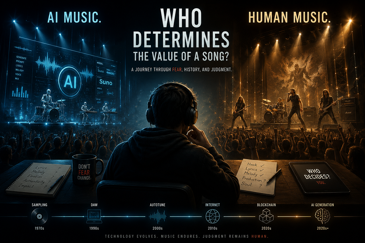 AI Music, Human Music, and the Cycle of Fear That Keeps Repeating Itself