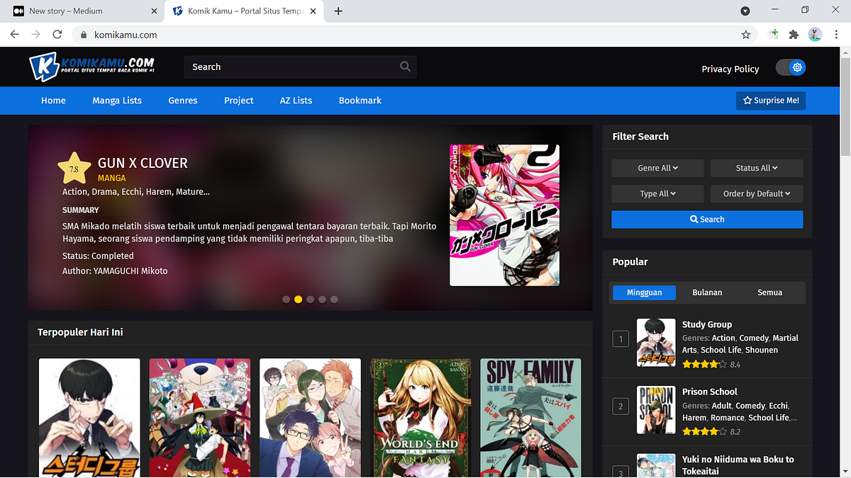 Baca Manhwa Komik From Nightmare to Love Bahasa Indonesia Tempat