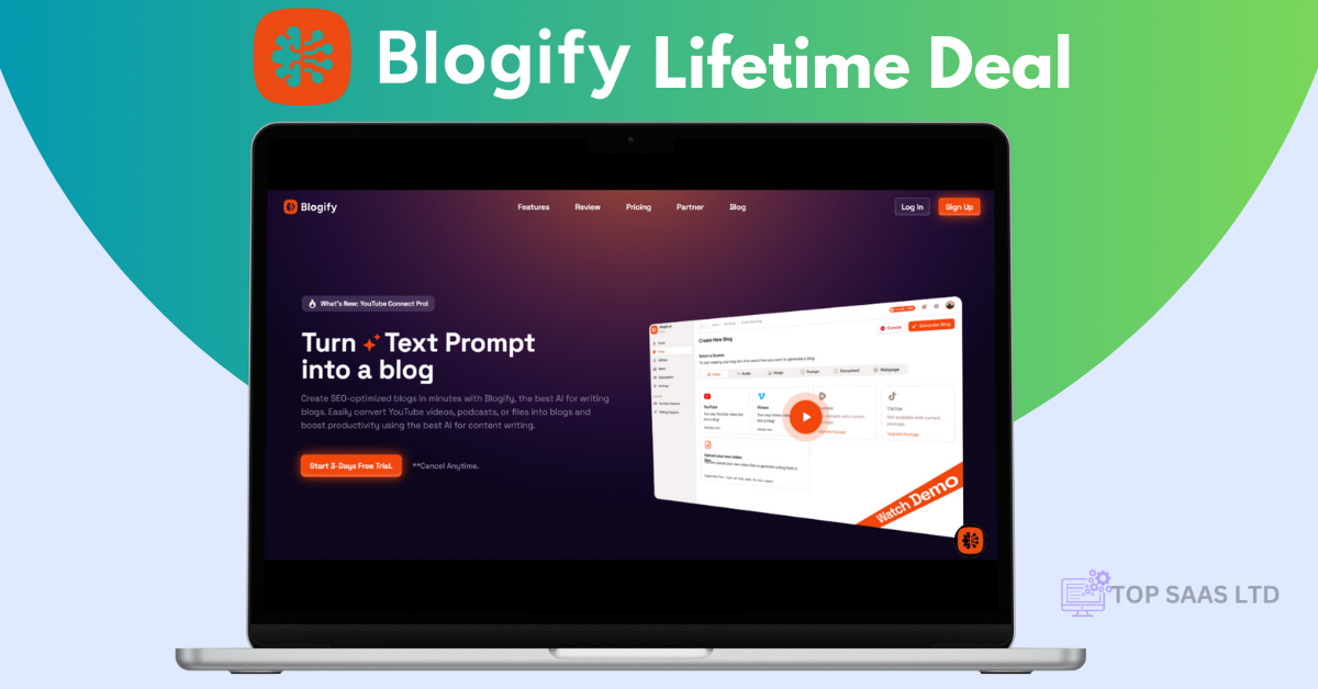 Blogify Lifetime Deal: A Game-Changer for Content Creators