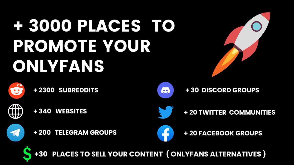 3000 Places to Promote Your OnlyFans | by Lamlead | Apr, 2024 | Medium