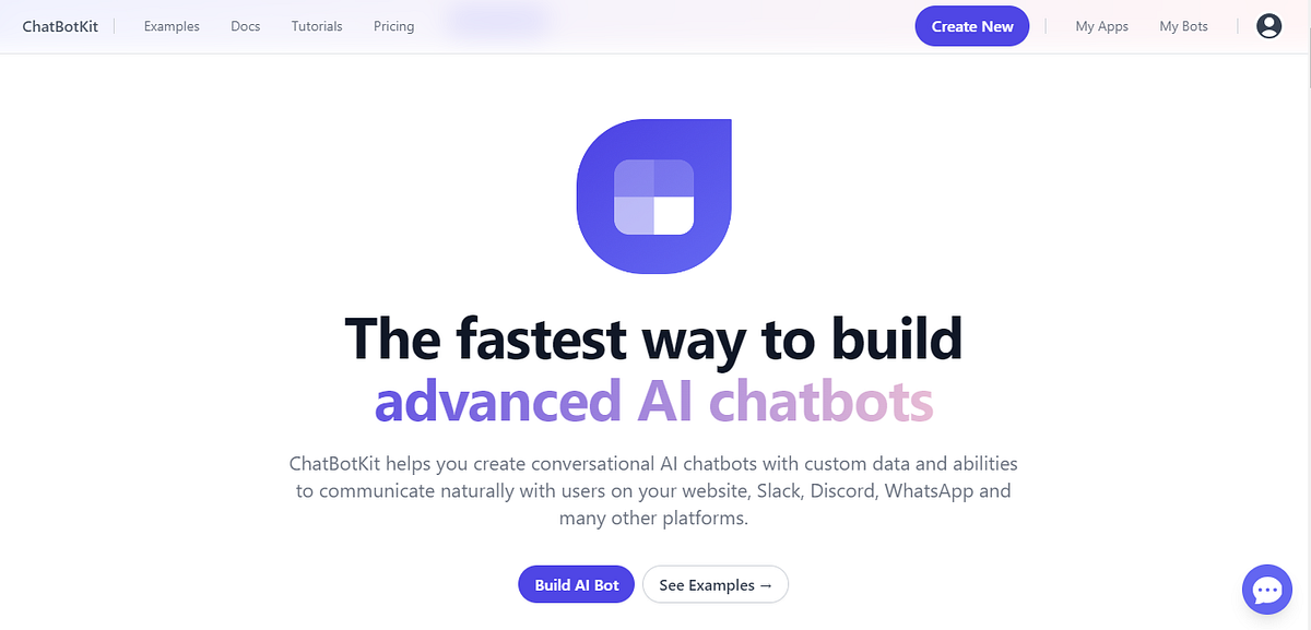 ChatBotKit — The Ultimate Solution for Building Advanced AI Chatbots ...
