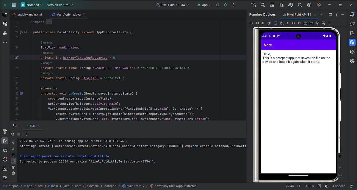 Unveiling My Latest Creation: The Smart-Save Notepad App 📝 - Yash Soni ...