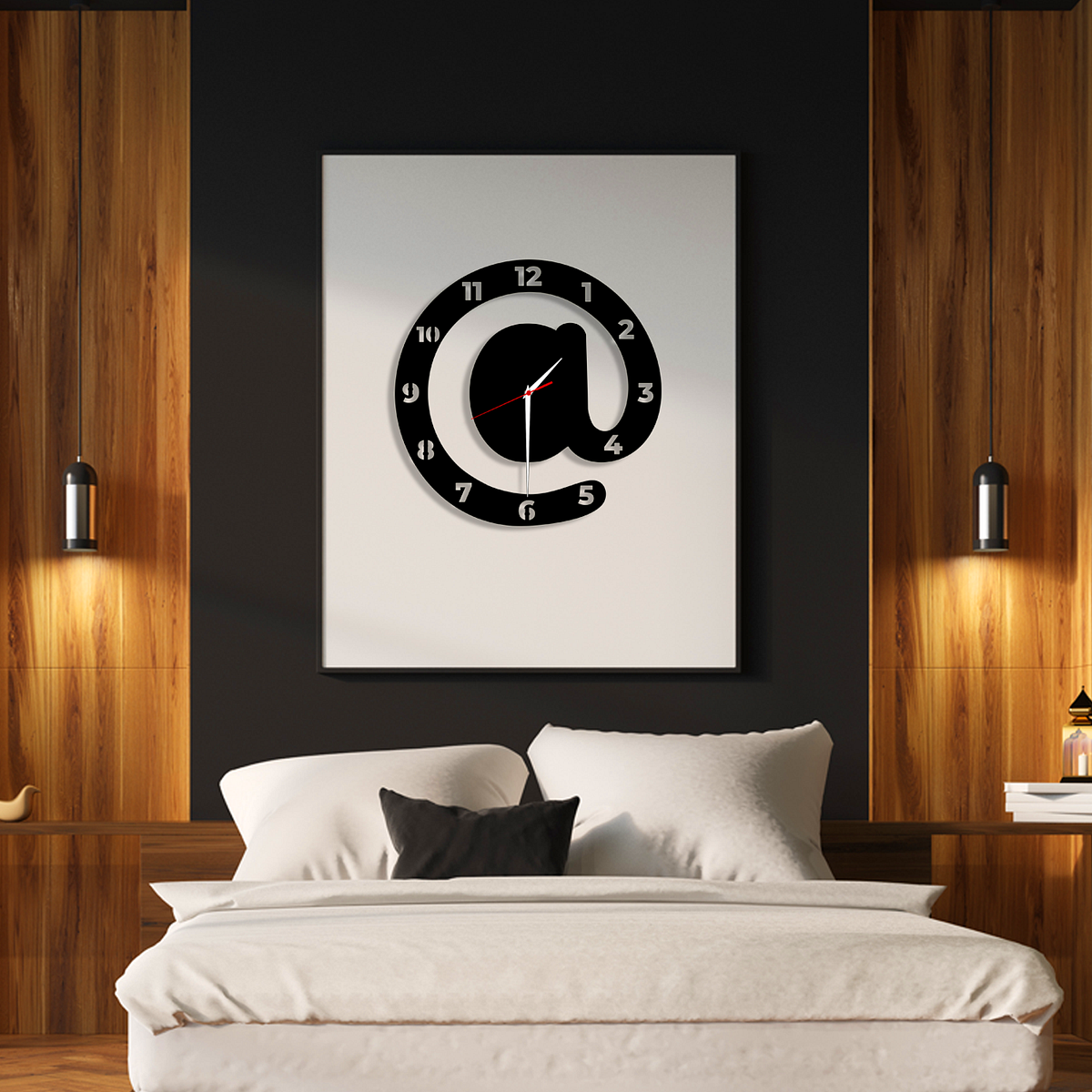 Round Design Wood Analog Wall Clock Big Clock Online Analog Clock