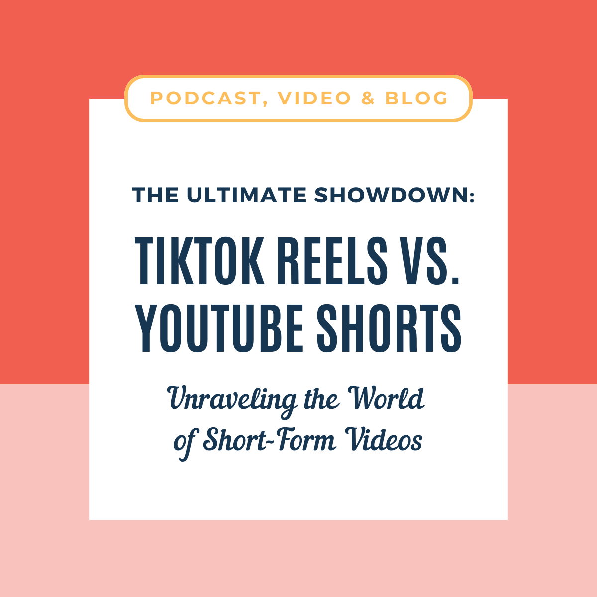 TikTok Reels vs.  Shorts: Unique Short-Form Videos!, by Jennie Lyon